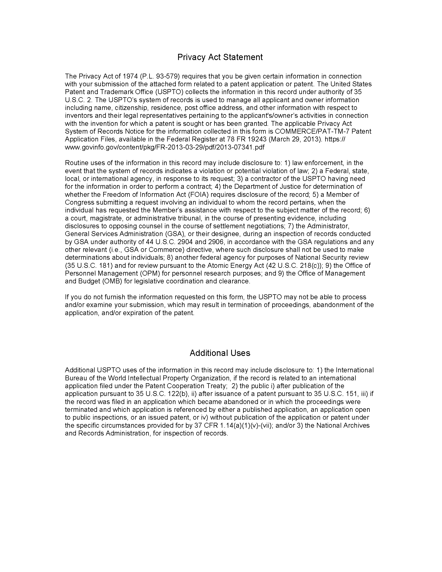 PTO/AIA/06 Page 3